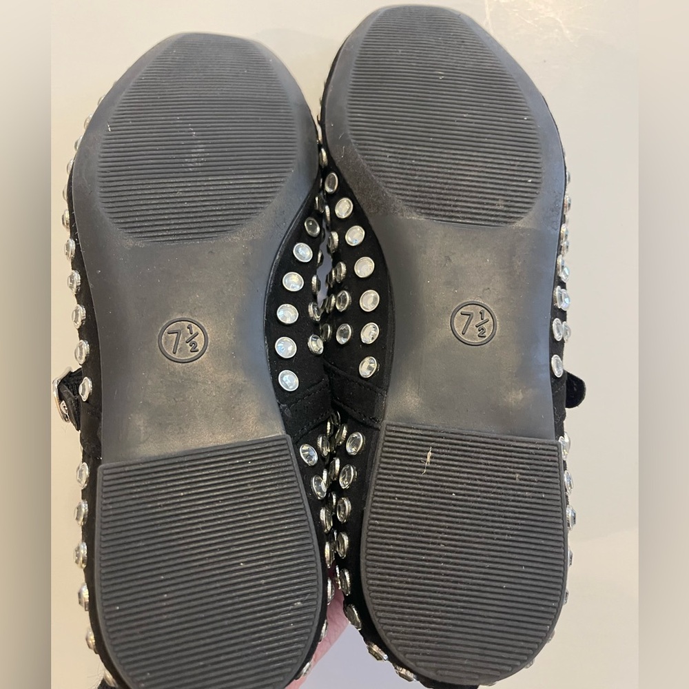 Issa‎ Rhinestone Mary Jane Ballet Flat Memory Foam Insole 7.5 - Picture 5 of 7